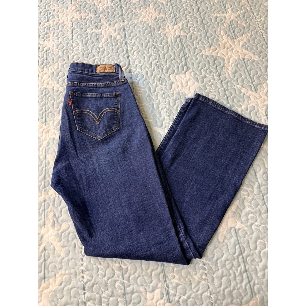 Levi's Women's 529 Curvy Bootcut Low Rise Medium Wash Jeans Size 8 S